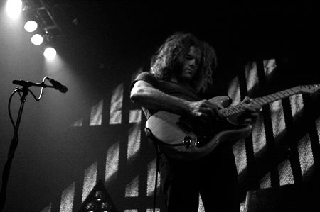Shim at Bumbershoot: Mutton Chops and Stoner Rock: Shim makes a great first impression. Once you stop drooling over Mike Notter's gorgeous mutton chops (bravo), you're treated to an onslaught of punchy riffs and harmonies on which this house (EMP) was built. You've heard them all before, just never from Shim.