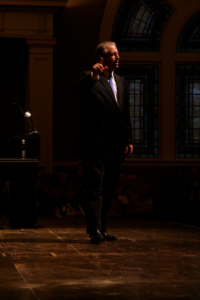 Al Gore pimped his new book, The Assault On Reason, Monday night