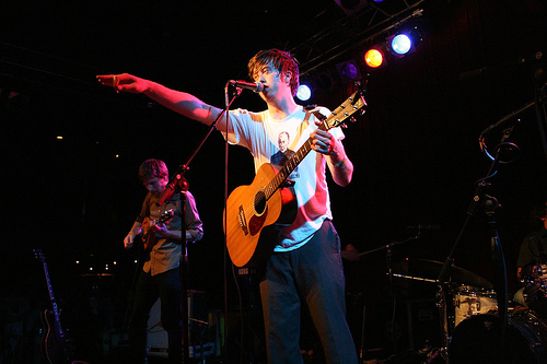 Okkervil River played Sunday's Noise for the Needy finale at Neumo's. Laura