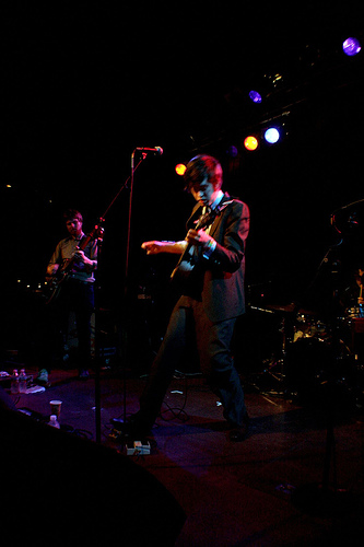Okkervil River played Sunday's Noise for the Needy finale at Neumo's. Laura