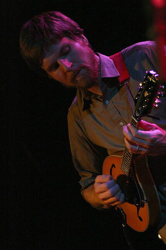 Okkervil River played Sunday's Noise for the Needy finale at Neumo's. Laura