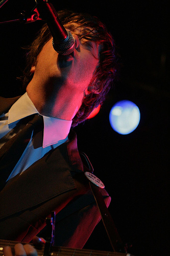 Okkervil River played Sunday's Noise for the Needy finale at Neumo's. Laura