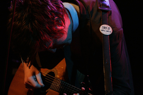 Okkervil River played Sunday's Noise for the Needy finale at Neumo's. Laura