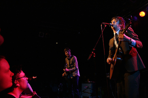 Okkervil River played Sunday's Noise for the Needy finale at Neumo's. Laura