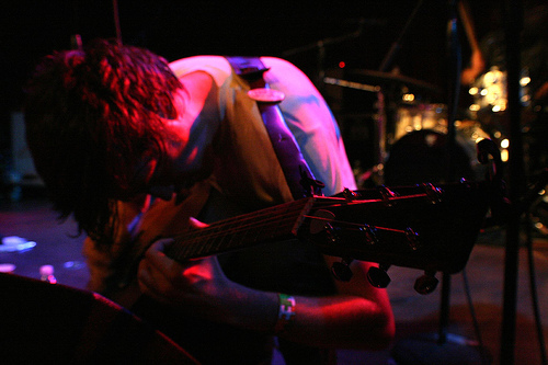 Okkervil River played Sunday's Noise for the Needy finale at Neumo's. Laura