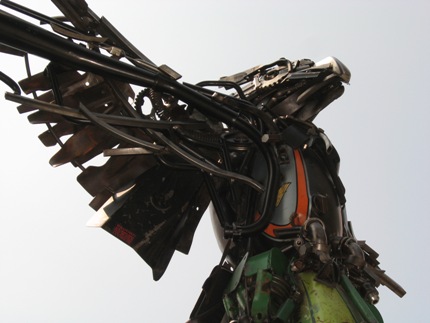 Late-Breaking Best Of: Best Totem Pole Made of Motorcycle Parts: If you can get past the comic futility of continued attempts on the part of downtown business interests to call the furniture-store-laden neighborhood near the Harbor Steps West Edge, the annual West Edge Sculpture Exhibition is proving to be one of the smartest populist arts shows in town.