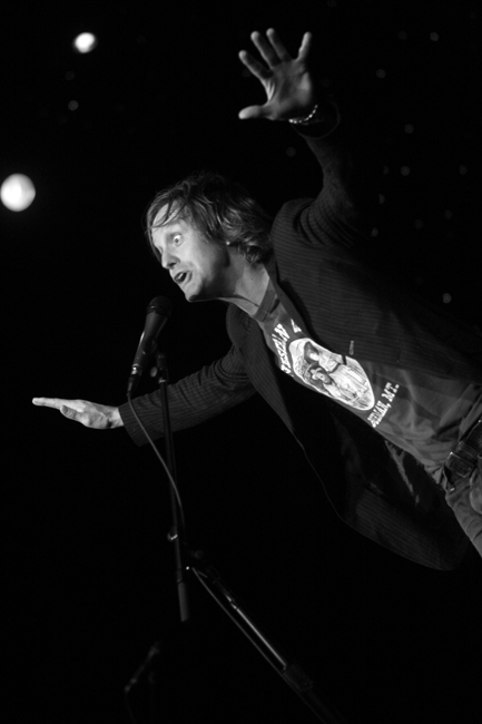 He told hilarious stories about getting kicked out of a church recital for taking a Sex Pistols approach to some traditional hymns.