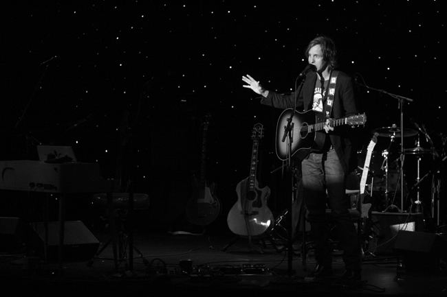 We met Elvis Presley in the middle of the summer/He hugged my sister for far too long/I felt kinda weird but I wouldaE™ve pimped her out just to hear him sing a song.