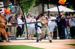 The fourth annual game, Saturday at Cal Anderson Park, was a benefit