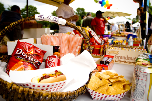 The fourth annual game, Saturday at Cal Anderson Park, was a benefit
