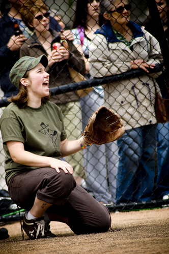 The fourth annual game, Saturday at Cal Anderson Park, was a benefit