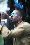 Alternative hip hop performer and poet Saul Williams plays the Citi Stage on August 3, 2008 at Lollapalooza in Chicago.