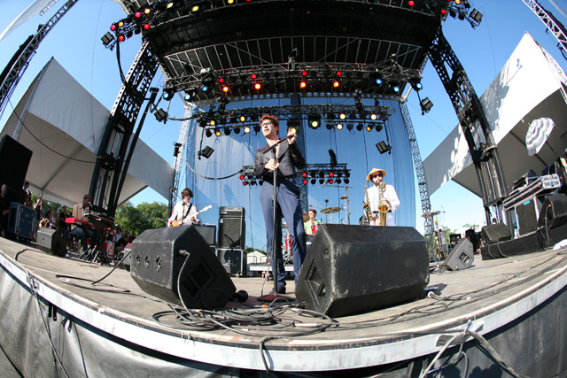 Jamie Lidell on the MySpace Stage on August 2 at Lollapalooza in Chicago.