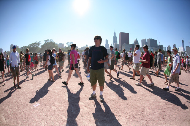 The crowd on August 2 at Lollapalooza in Chicago.