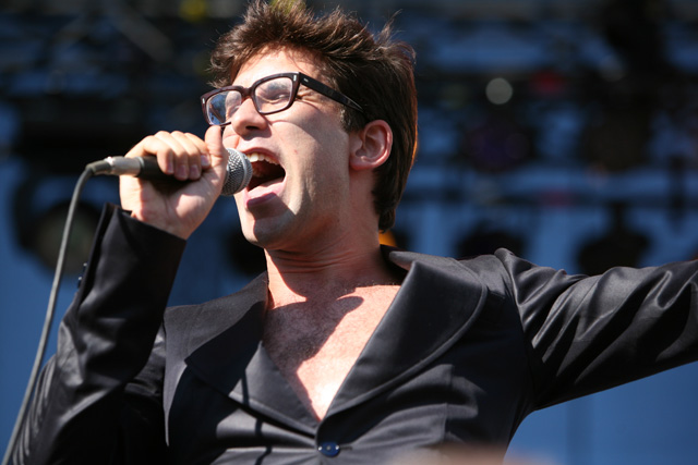English soul singer Jamie Lidell on August 2 at Lollapalooza in Chicago.