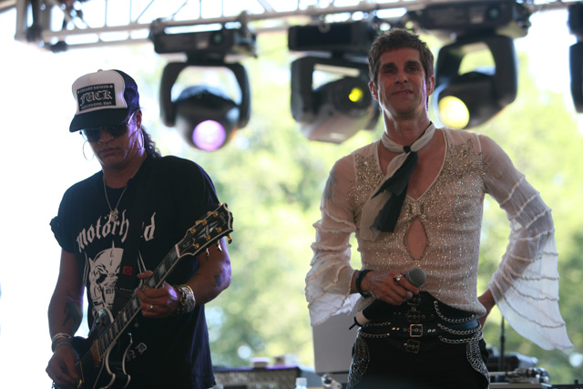 Perry Farrell with Special Guest Slash on August 2 at Lollapalooza in Chicago.