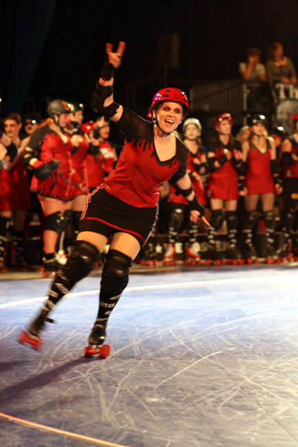 Grave Danger rolls onto the track.