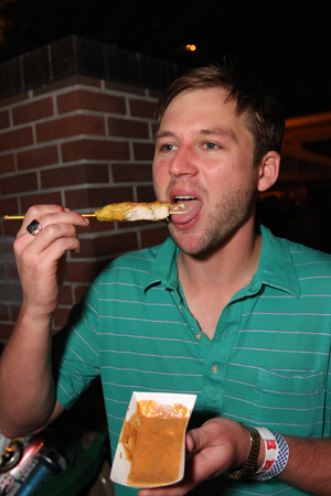 So what do you want me to do, just eat it? aE” Um, yeah, sounds good. Click.