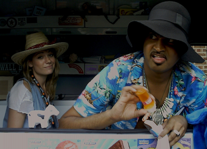 Pitchfork Day Two: You haven't lived till you've seen King Kahn commandeer the famous Ice Cream Man truck and hand out popsicles while popping pills.