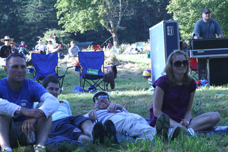 The audience, entertained.