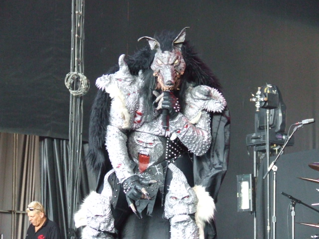 Finnish metal band Lordi brought the thunder and the fire at Ozzfest,