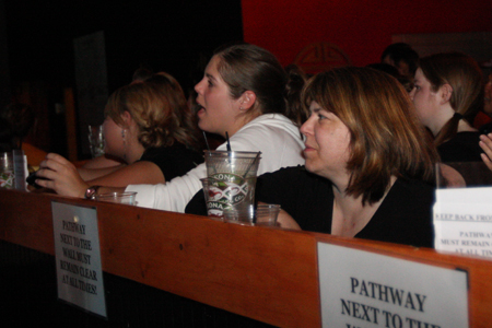 Luckily, Rooney's performance was laid back enough that it could be enjoyed from a front row seat at the bar.