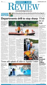 Bainbridge Island Review, Circulation: 5,846; Published: Twice-weekly (Wed./Sat.);  Published Since: 1923