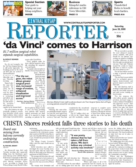 Central Kitsap Reporter, Circulation: 18,217; Published: Weekly (Saturday); Since 1982