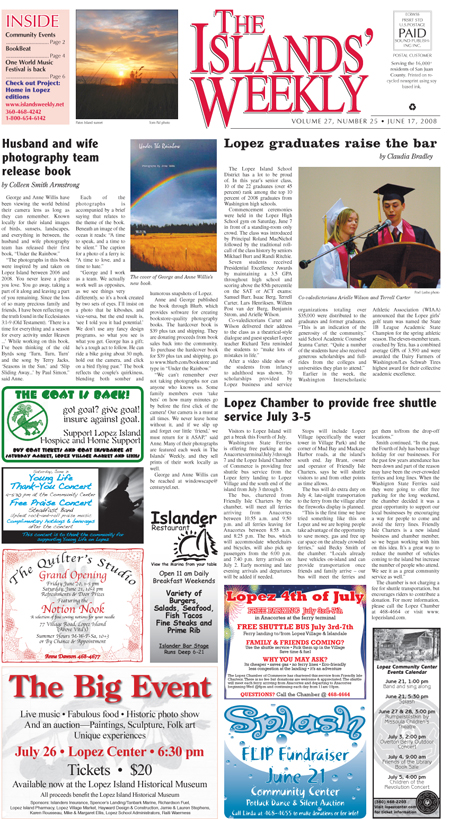 The Islands ' Weekly; Circulation: 8,191; Published: Weekly (Wednesday); Since: 1983