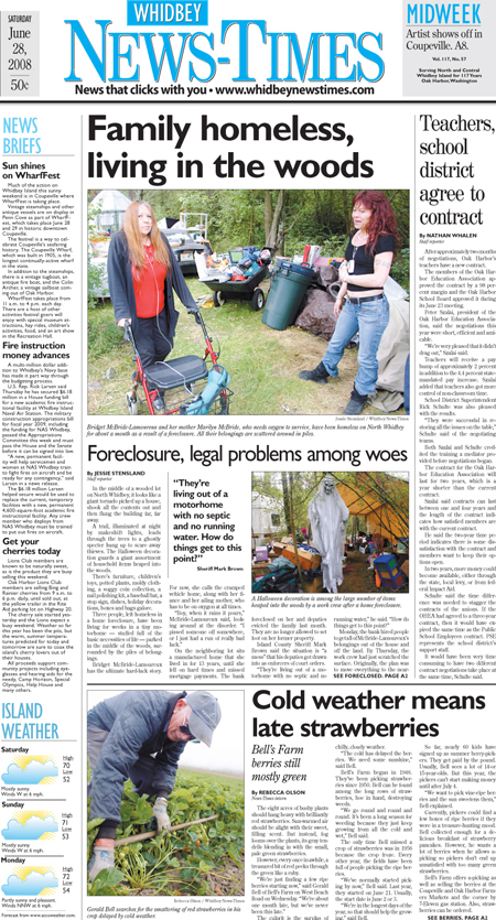 Whidbey News-Times; Circulation: 7,922; Published: Twice-weekly (Wed./Sat.); Published since 1891