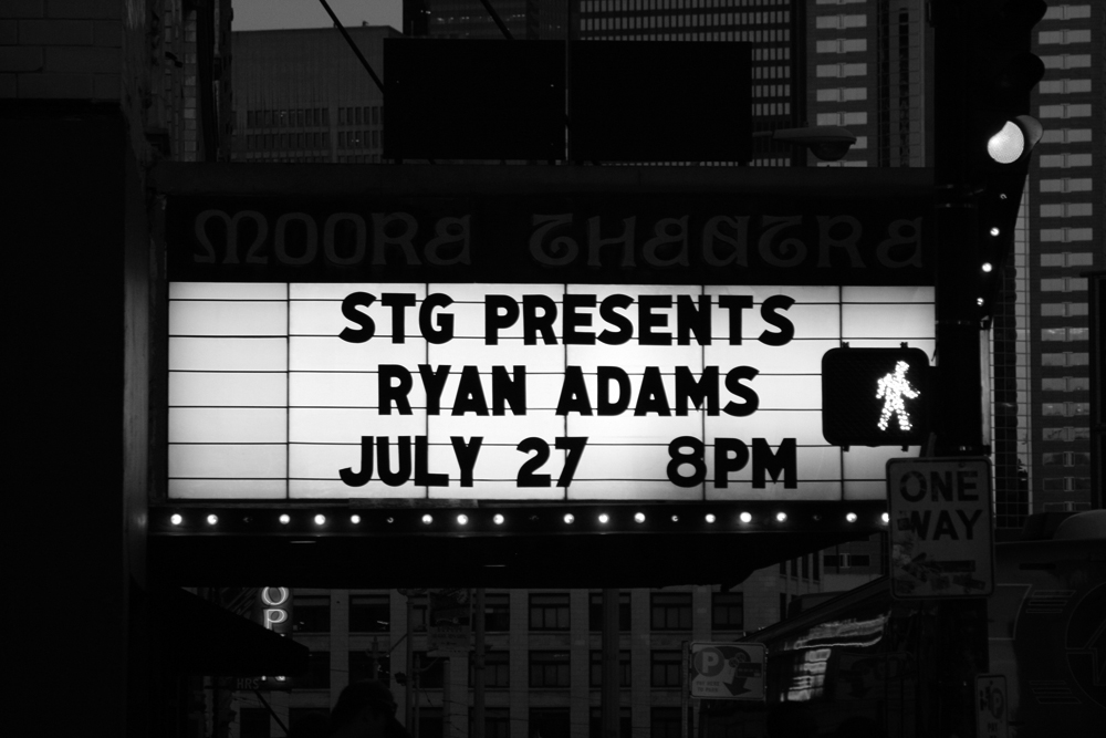 Ryan Adams and the Cardinals played The Moore Theatre on Friday, July