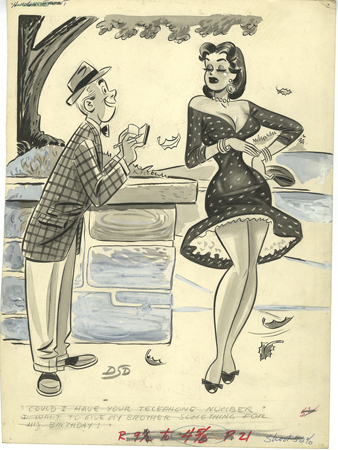 Dan DeCarlo rose to fame within the Air Force as an artist painting pinup women on nose-cones for pilots.