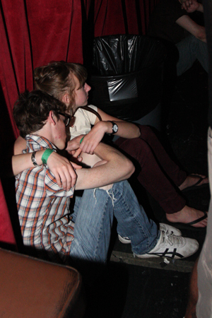 After it became clear We Are Scientists were late, the crowd became to droop.