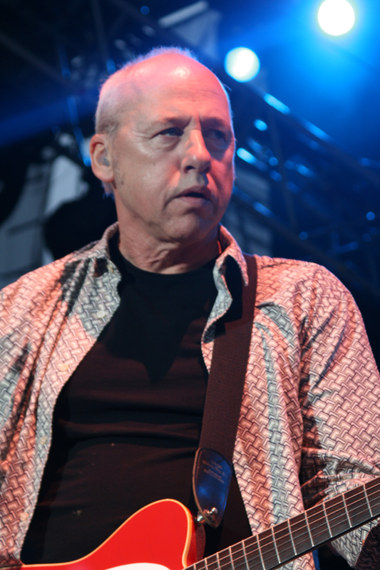 Dressed schlubbily in a flannel shirt and jeans with those hound dog eyes and slack jaw, he made me want to curl up in his lap after the show and have him read me long children's stories about castles and frogs.