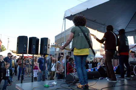 The Lashes at Georgetown Music Festival.