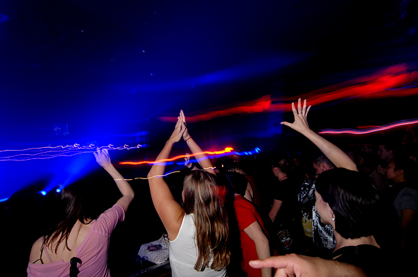 Moby spun at The Showbox at The Market on Sunday, June 8.