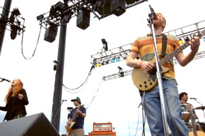After a lackluster performance at last year's festival, Neko Case earned a few points back with a energetic set with A.C. Newman's super-geek outfit, The New Pornographers.