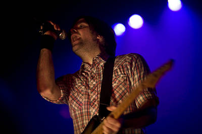 Ben Gibbard, rocking with Death Cab for Cutie at Bremerton's Admiral Theater on April 18.