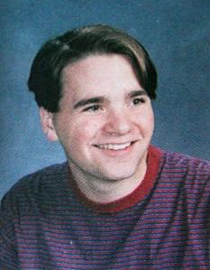 Ben Gibbard, attending high school in Bremerton in 1994.