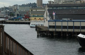 Due for replacement, the state-owned Colman Ferry Dock, Piers 52 and 53, offers good views, including a northward look at the inaccessible end of Ivar's Pier 54, at right.