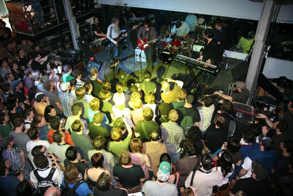 Destroyer at Paste Magazine's party at Volume