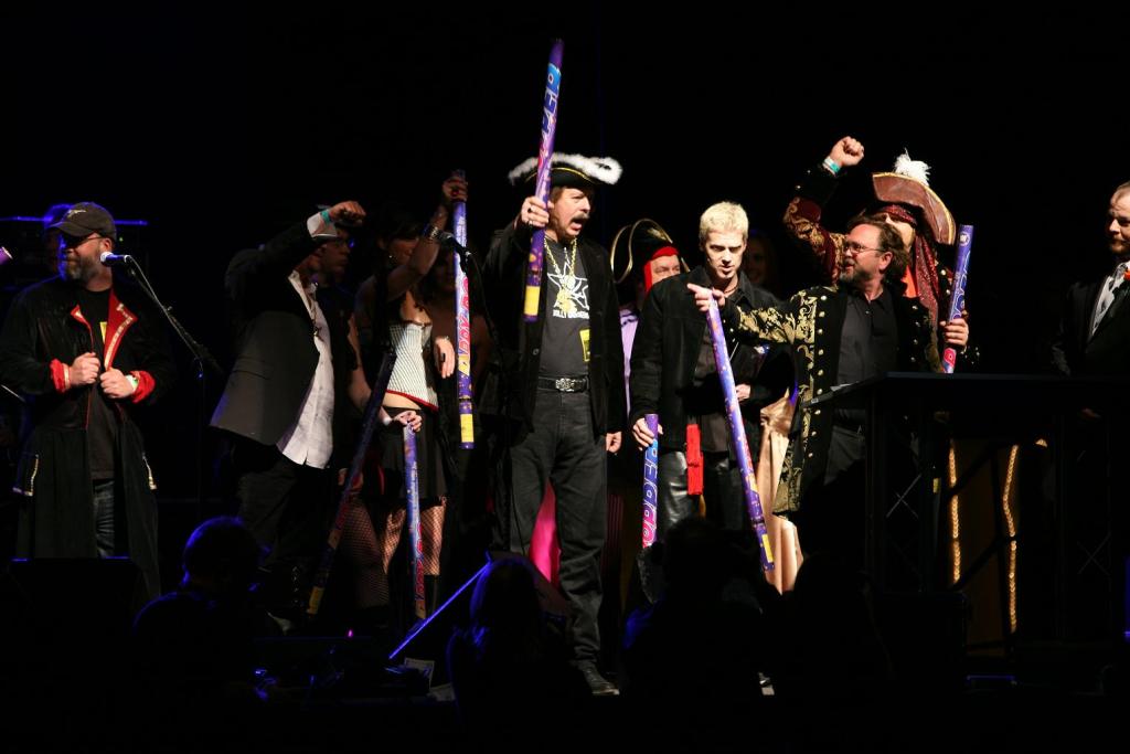 Pirates invaded the Austin Music Hall Wednesday night.