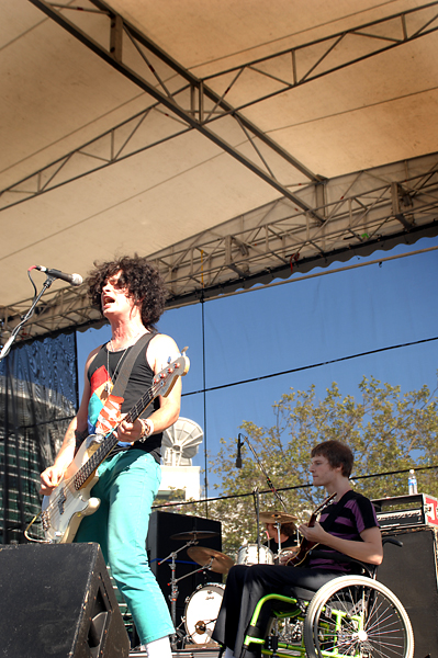 Saturday's show was Eric Howk's first with the band after an accident