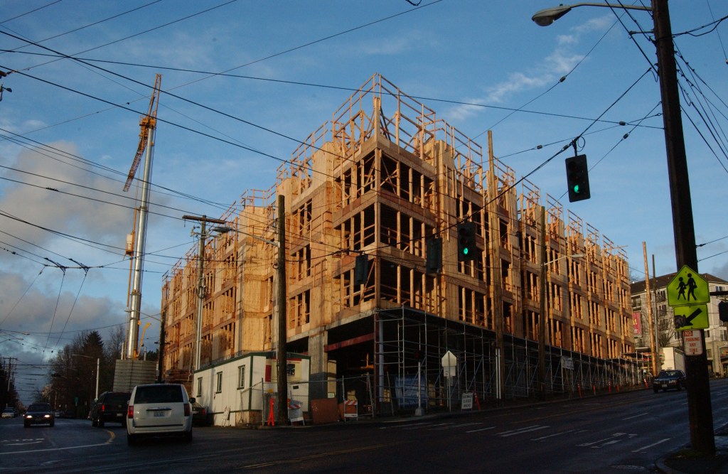 Where Thumper's one stood, new development is sprouting.