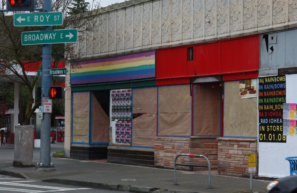 On Broadway, the former Elite is boarded up and ready for demolition.