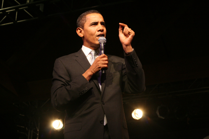 Here's a look at Barack Obama's campaign at The Showbox SoDo on
