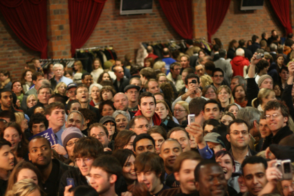 Here's a look at Barack Obama's campaign at The Showbox SoDo on