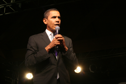 Here's a look at Barack Obama's campaign at The Showbox SoDo on