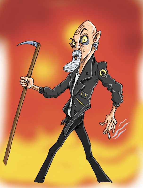 The Walking Dead: Gordon Paul Baker, nicknamed Gordon the Fourth, hangs out up and down Pike Street, in the terrifying world between life and death.