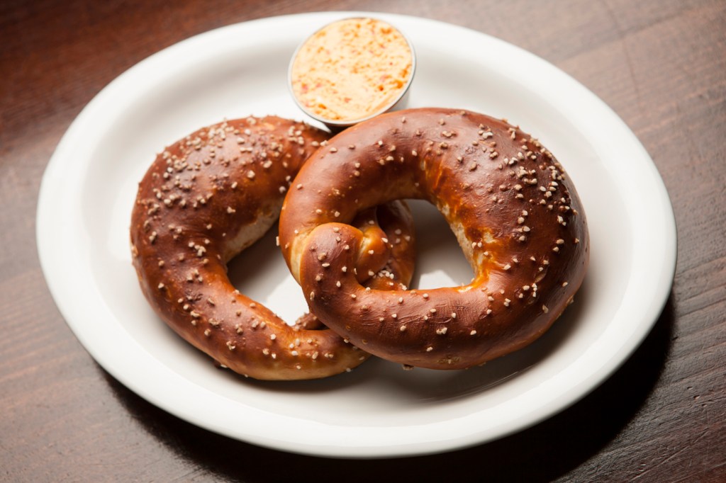 A pretzel at Von Trapp's (Photo by Joshua Huston)